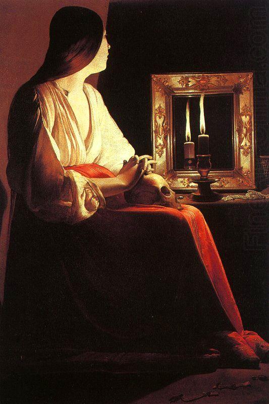 Georges de La Tour The Penitent Magdalen china oil painting image